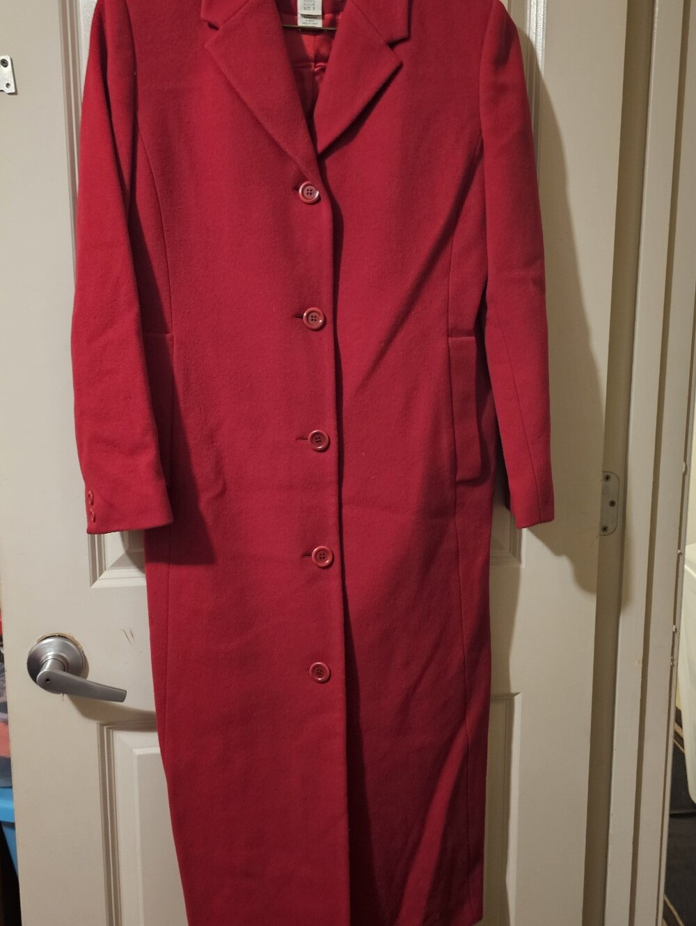 Vintage L.L. Bean Red Women's Wool Coat